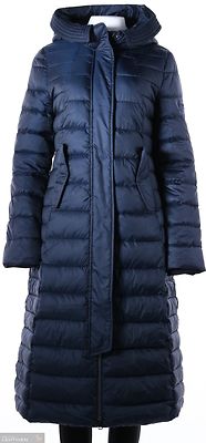 Gerry Weber tummansininen pitkä toppatakki