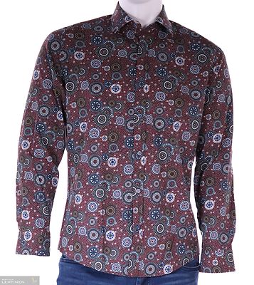 Petrifun kuviollinen pitkähihainen B-mitoituksen paita