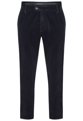 Club Comfort tummansininen vakosamettihousu