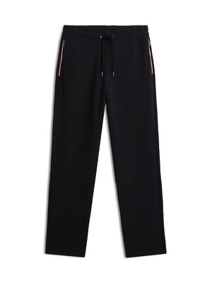 Tommy Hilfiger musta vetoketjutaskullinen collegehousu