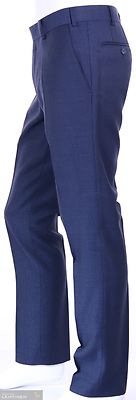 Turo klassinen sirolinjainen siniharmaa suorahousu