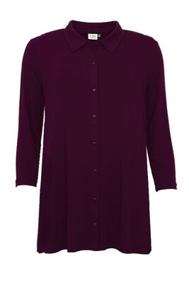 STI viininpunainen A-linjainen trikoo tunika