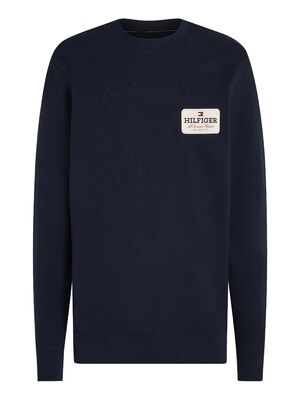 Tommy Hilfiger tummansininen college pusero