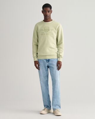 Gant vaaleanvihreä collegepusero