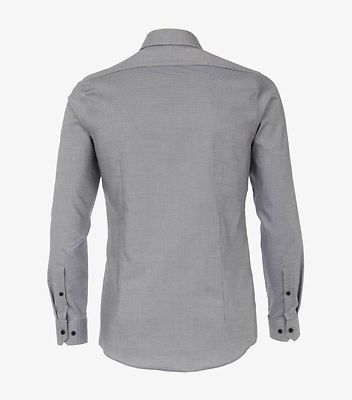 Venti harmasävyinen body fit kauluspaita