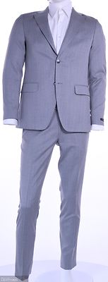 Turo vaaleanharmaat slim fit suorat housut