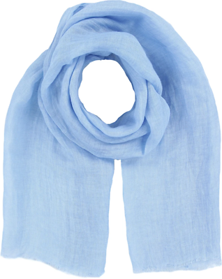 Lasessor vaaleansininen pellava huivi