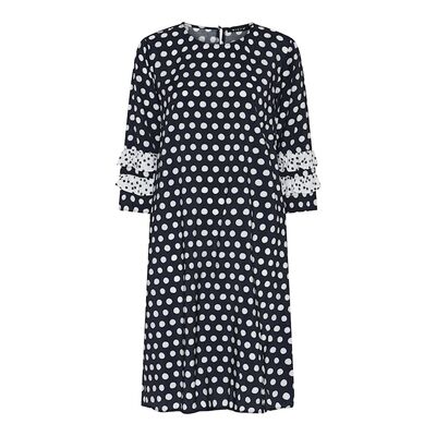 Micha tummansininen pallokuosinen mekko