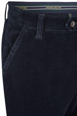 Club Comfort tummansininen vakosamettihousu