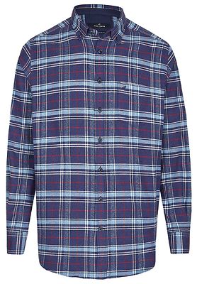 Daniel hechter sininen ruudullinen flanellipaita