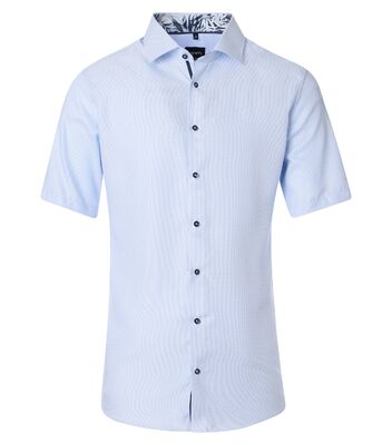 Venti modern fit vaaleansininen lyhythihainen kauluspaita