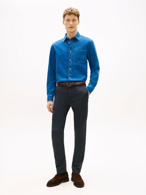 Tommy Hilfiger tummansiniset slim fit chinot