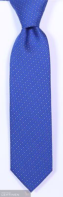 Matex kirkkaansininen pilkullinen solmio