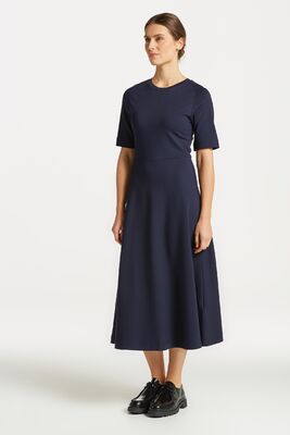 Gant tummansininen lyhythihainen jersey mekko