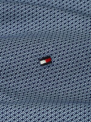 Tommy Hilfiger sinikuviollinen slim fit kauluspaita