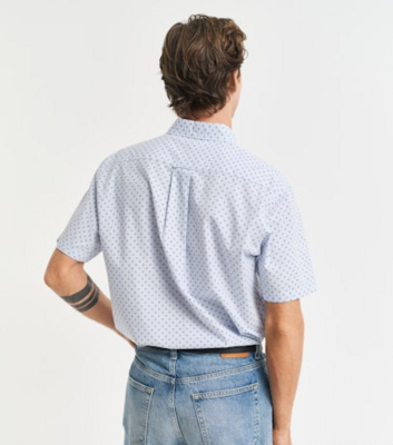 Gant vaaleansininen regural fit kauluspaita 1/2 -hihalla