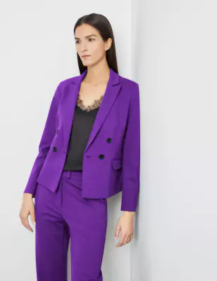 Gerry Weber lila lyhyenmallinen kaksinappinen bleiseri