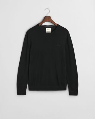 Gant musta merinovilla neule