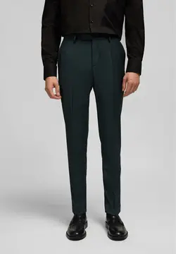 Daniel Hechter metsän vihreät puvunhousut