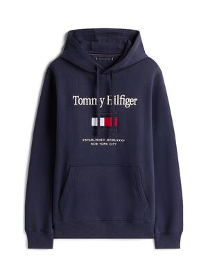 Tommy Hilfiger tummansininen collegehuppari