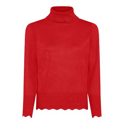 Micha punainen neulepoolo