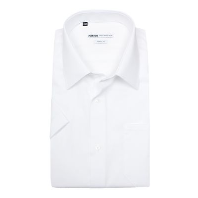 Petrifun valkoinen lyhythihainen paita wash, hang & wear B-malli