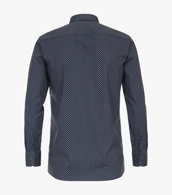 Casamoda sininen kuviollinen modern fit paita
