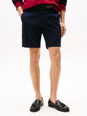 Tommy Hilfiger tummansiniset vyölliset chino shortsit