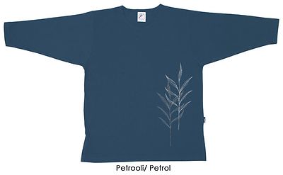 Pikkupuoti petroolinsävyinen trikoo pusero