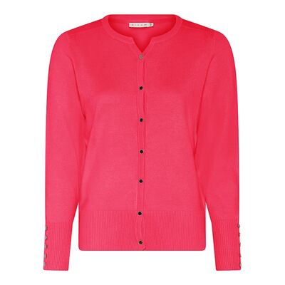 Micha hehkuvan pinkki neuletakki