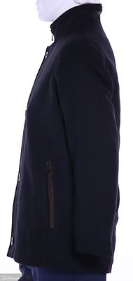 Bugatti tummanharmaa villakangastakki