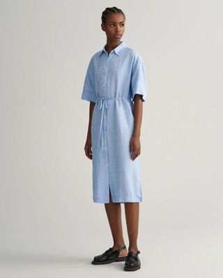 Gant vaaleansininen paitamekko pellavaa