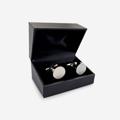 Veniz hopeansävyiset kalvosinnapit