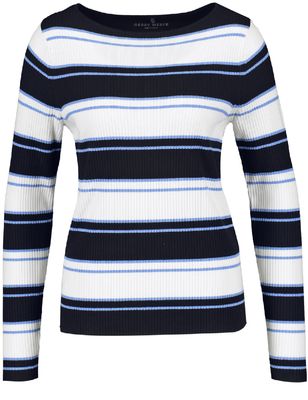 Gerry weber sininen raidallinen neulepusero