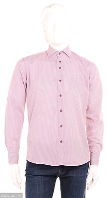 Culture punasävyinen modern fit kauluspaita