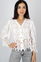 M.X.O luonnonvalkoinen pitsijakku