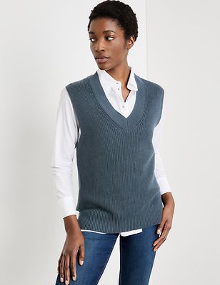 Gerry Weber vihreä neuleliivi