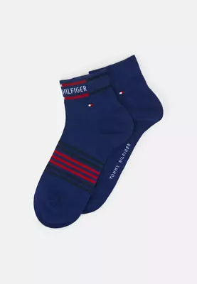 Tommy Hilfigerin siniset matalavartiset sukat 2-kpl/pakkaus