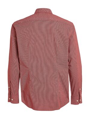 Tommy Hilfiger punakuviollinen slim fit kauluspaita
