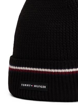 Tommy Hilfiger musta villasekoitepipo