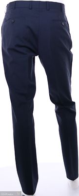 Turon tummansiniset klassiset suorat housut