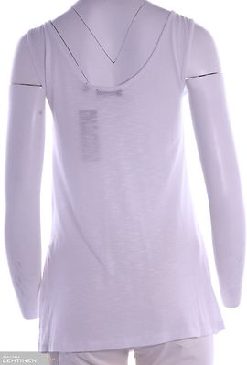 Lea H valkoinen viskoosi toppi