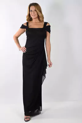 Frank Lyman musta kimaltava juhlamekko