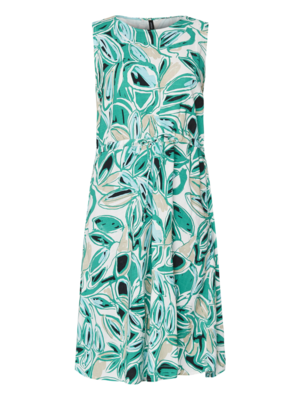 Jensen hihaton vihreä viskoosi mekko