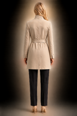 Althea hiekansävyinen trenssi