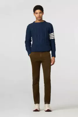 Meyer Bonn ruskeat puuvilla housut