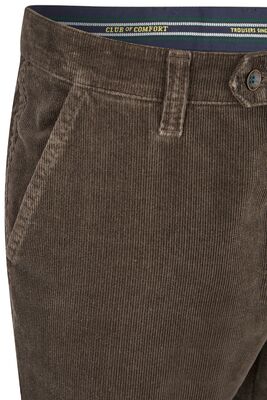 Club Comfort ruskeat vakosamettihousut