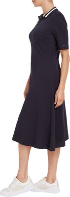 Tommy Hilfiger tummansininen pitkä pikee mekko