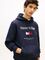 Tommy Hilfiger tummansininen collegehuppari