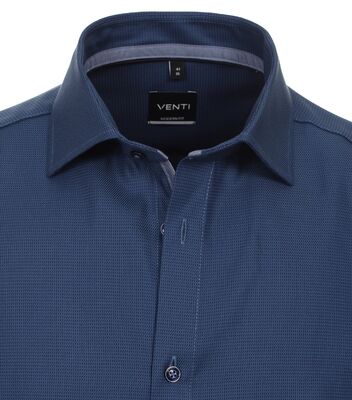 Venti sininen modern fit kauluspaita